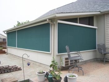 Custom Solar Shade for Sunrooms