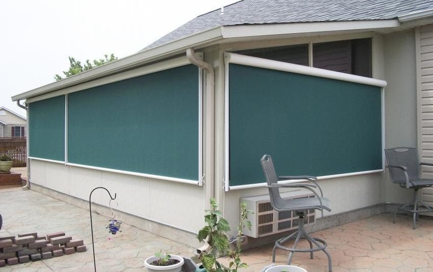 Custom Solar Shade for Sunrooms