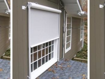 Motorized Exterior Solar Shades