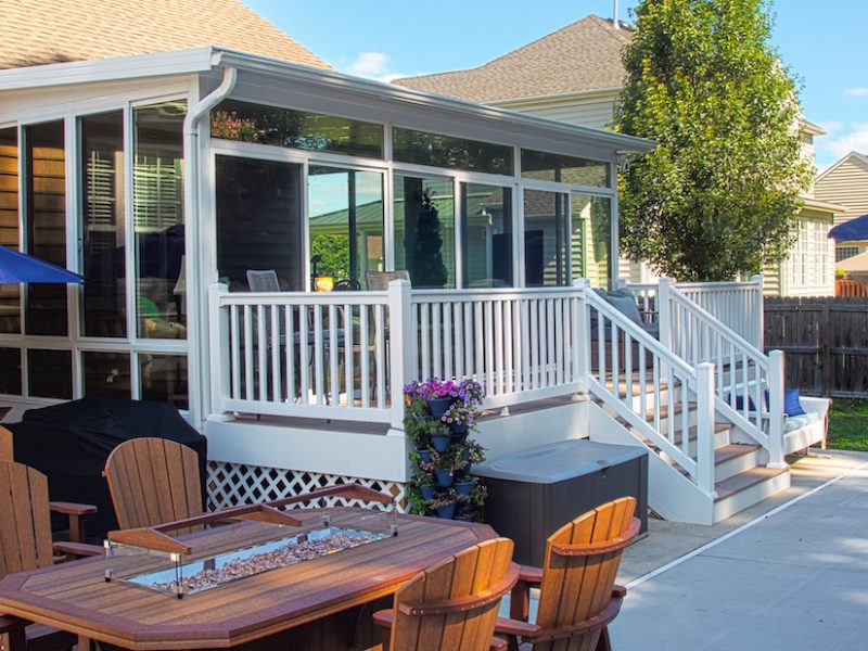 Sunroom Exterior - Chesapeake, VA - ECCO Sunroom & Awning