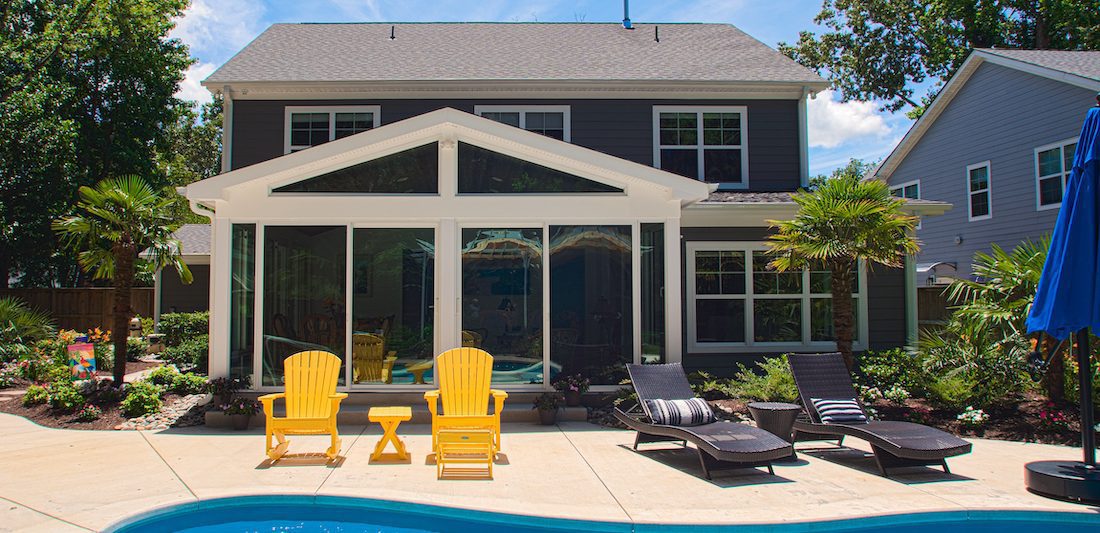 Sunroom Exterior - Virginia Beach, VA - ECCO Sunroom & Awning