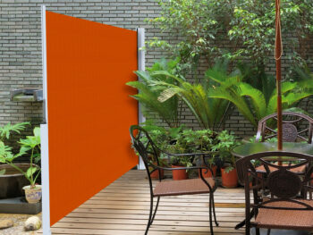 Retractable privacy can easily be added to your deck or patio with Horizontal Shades.