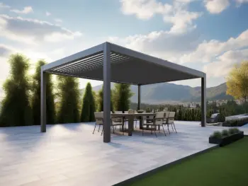 Sunspace - Louvered Roof Pergola7