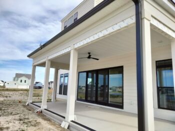 Before Porch Conversion Exterior Moyock NC