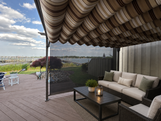 Pergola Canopy with drop shade